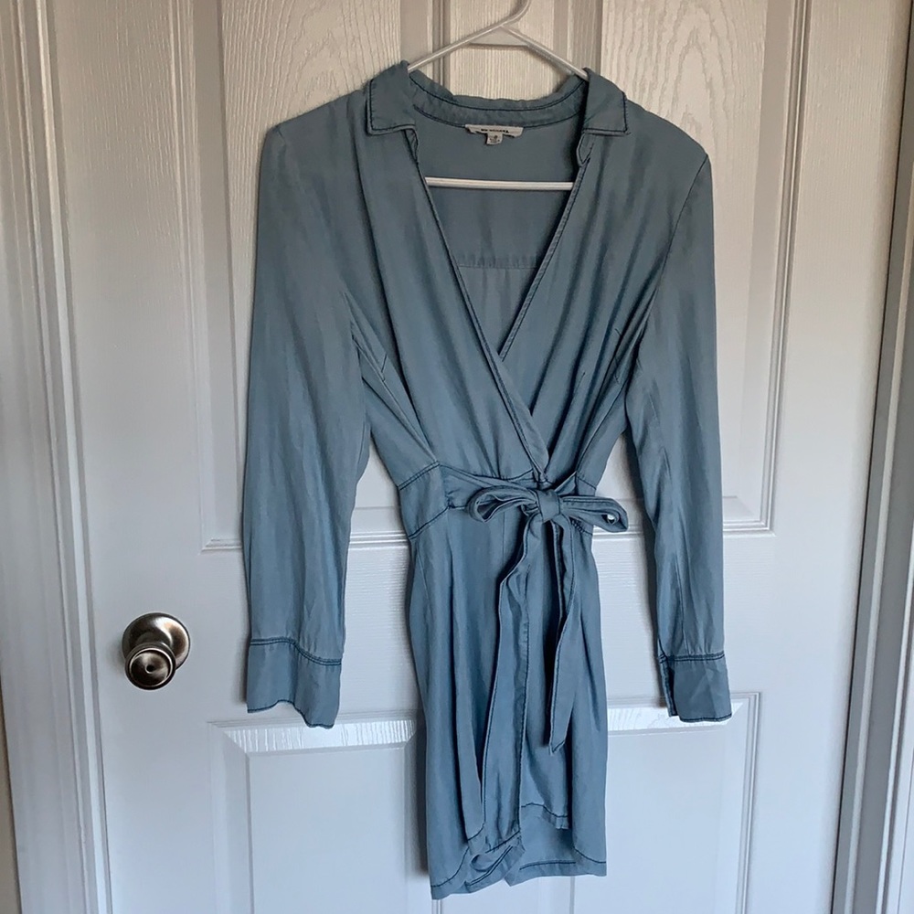 Women’s Denim jumpsuit with tie